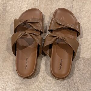Maurices Brown Women's Slide Sandals
